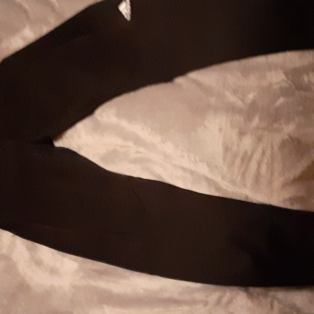 Women's Black Adidas Activewear Pants.